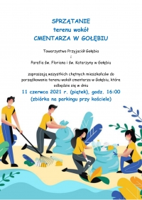 Zapraszamy na akcję wsp&oacute;lnego sprzątania Gołębia
