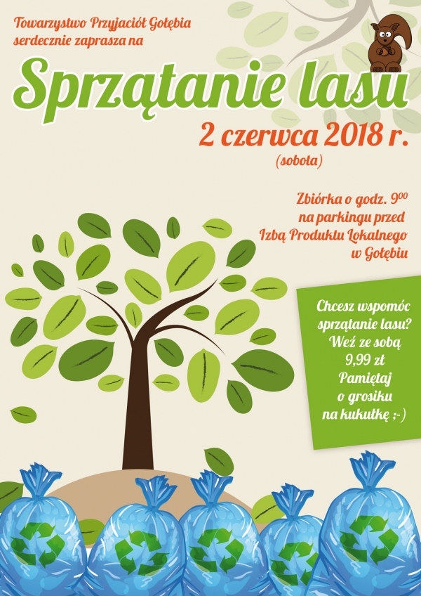 Zapraszamy do wsp&oacute;lnego sprzątania lasu