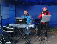 Spotkanie muzyczne na Skwerze w Gołębiu