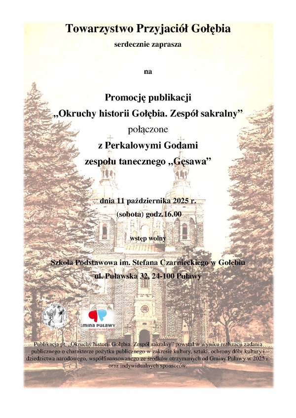 Zaproszenie na spotkanie promocyjne - 11.10.2025 r.