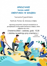 Zapraszamy na akcję wsp&oacute;lnego sprzątania Gołębia