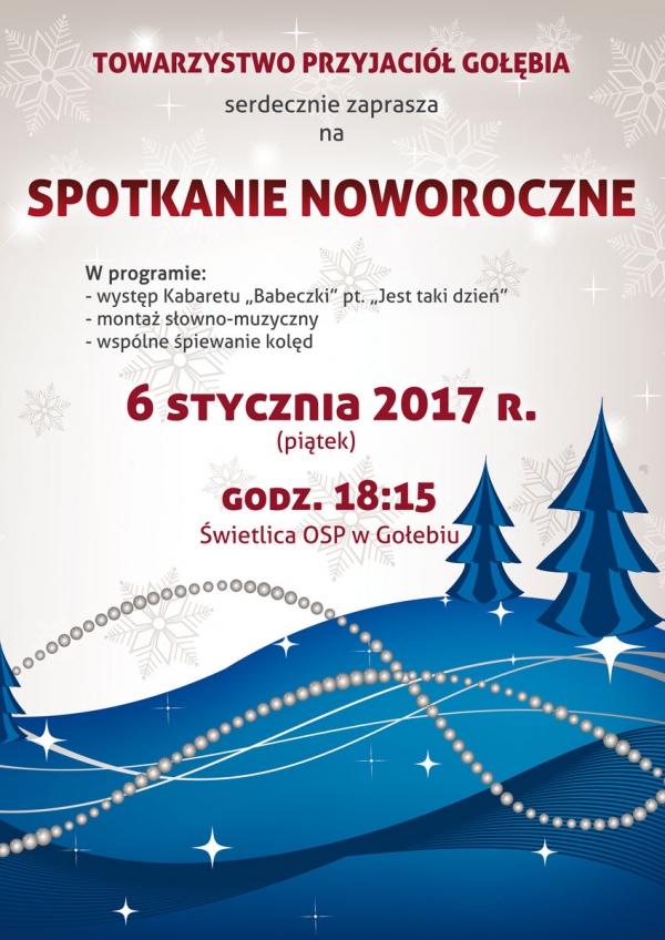 Zaproszenie na Spotkanie Noworoczne!