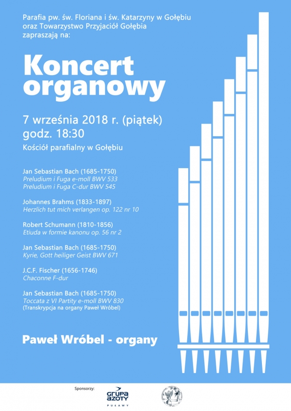 Zapraszamy na kolejny z cyklu koncert&oacute;w organowych